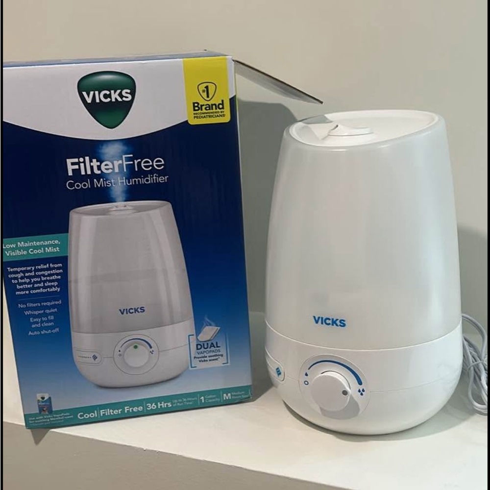 Vicks filter free cool mist humidifier